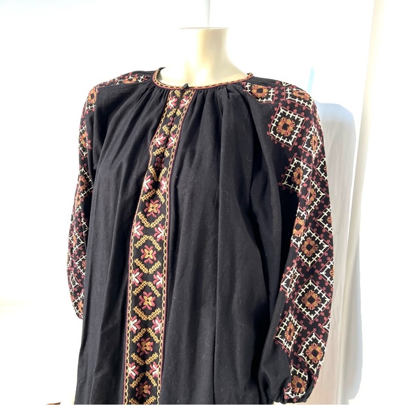 ZARA Embroidery Cotton Dress - Picture 10 of 16